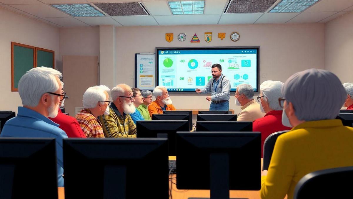 Benefícios do curso de informática para idosos com suporte técnico Benefícios do curso de informática para idosos com suporte técnico